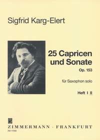 25 Caprices and Sonata op. 153 Heft 2